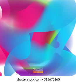 Abstract background with colorful waves