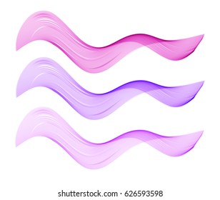 Abstract background with colorful waves