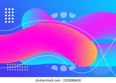 Olas coloreadas de fondo abstracto. Forma de degradado de fluido. Diseños futuristas para afiches, banners, cabeceras web, diseños de presentaciones y más