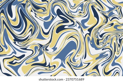 Abstract background with colorful waves. Trendy vector illustration in style color.