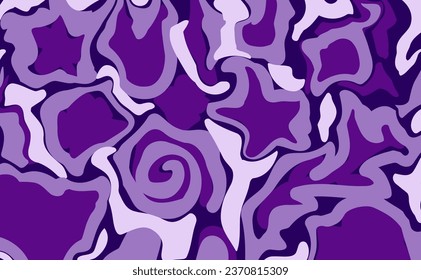 Abstract background with colorful waves. Trendy vector illustration in style color.