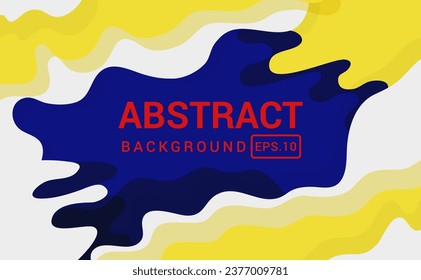 Abstract background with colorful waves. Trendy vector illustration in style color.
