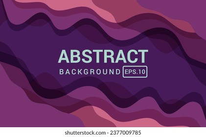 Abstract background with colorful waves. Trendy vector illustration in style color.