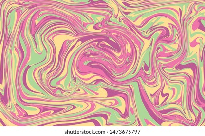 Fondo Abstractas con ondas de colores. Ilustración vectorial de moda en color estilo.