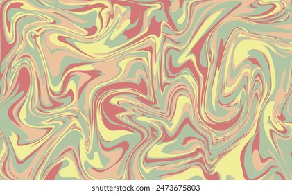 Abstract background with colorful waves. Trendy vector illustration in style color.