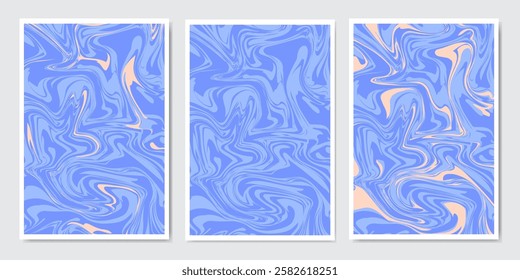 Abstract background with colorful waves. Trendy vector illustration in style color
