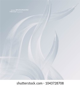 Abstract background with colorful waves. Vector.