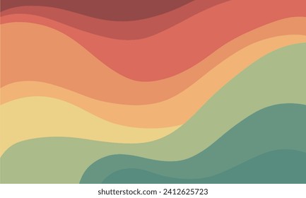 Abstract background with colorful waves vector, perfect for office, company, school, social media, advertising, sales, printing and more