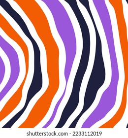 Abstract background with colorful wavy and curly lines pattern