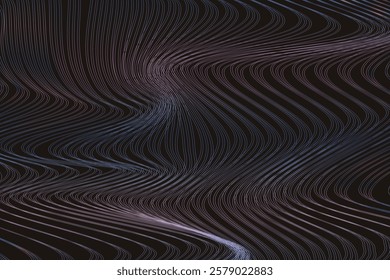 Abstract background with colorful wavy geometry