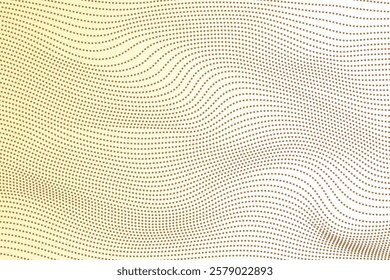 Abstract background with colorful wavy geometry