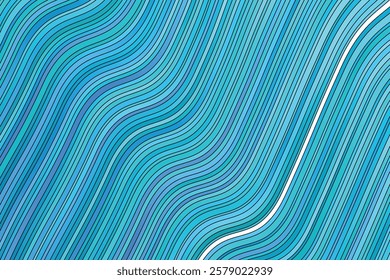 Abstract background with colorful wavy geometry