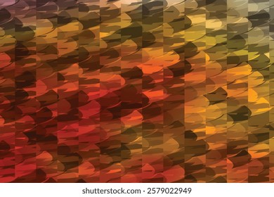Abstract background with colorful wavy geometry