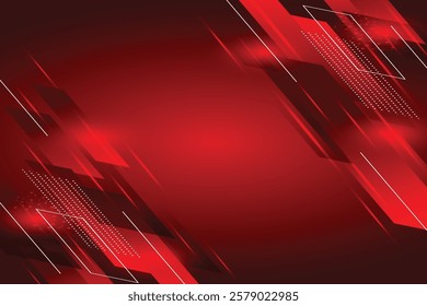 Abstract background with colorful wavy geometry