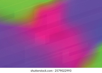 Abstract background with colorful wavy geometry