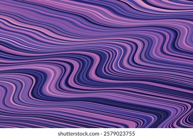 Abstract background with colorful wavy geometry