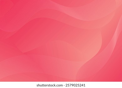 Abstract background with colorful wavy geometry