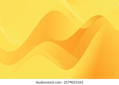 Abstract background with colorful wavy geometry