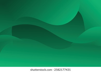 Abstract background with colorful wavy geometry