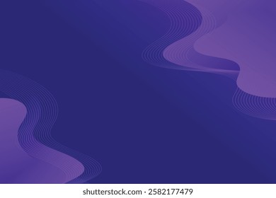 Abstract background with colorful wavy geometry