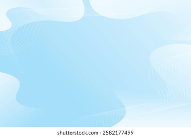 Abstract background with colorful wavy geometry