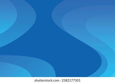 Abstract background with colorful wavy geometry