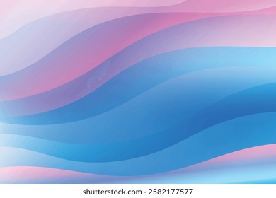 Abstract background with colorful wavy geometry