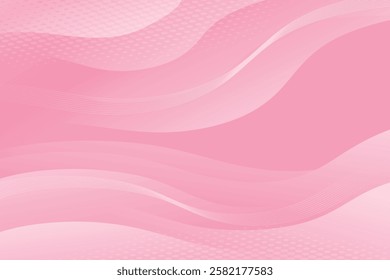 Abstract background with colorful wavy geometry