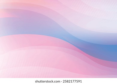 Abstract background with colorful wavy geometry