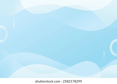 Abstract background with colorful wavy geometry