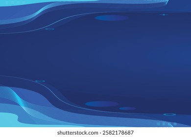 Abstract background with colorful wavy geometry