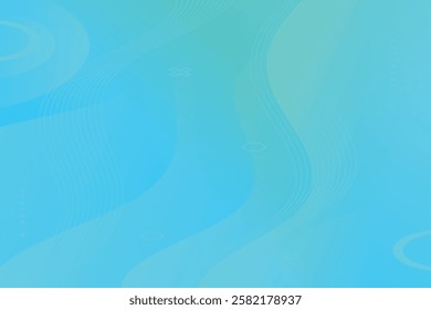 Abstract background with colorful wavy geometry
