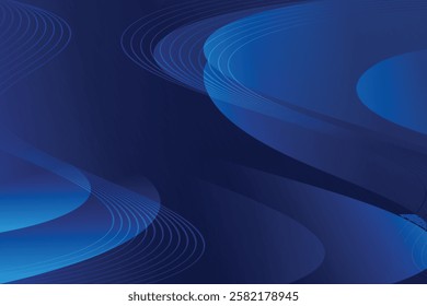 Abstract background with colorful wavy geometry