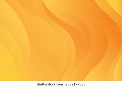 Abstract background with colorful wavy geometry