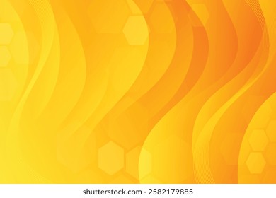 Abstract background with colorful wavy geometry