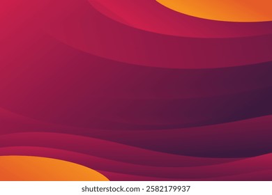 Abstract background with colorful wavy geometry