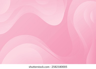 Abstract background with colorful wavy geometry