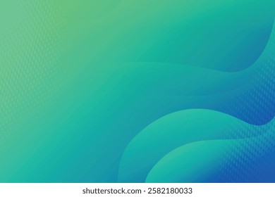 Abstract background with colorful wavy geometry