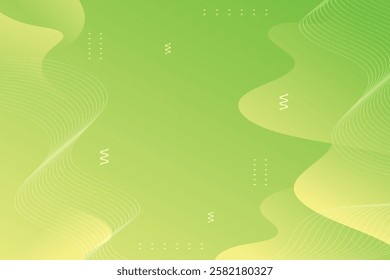Abstract background with colorful wavy geometry