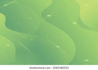 Abstract background with colorful wavy geometry