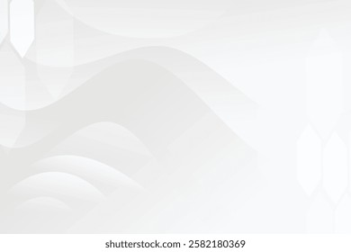 Abstract background with colorful wavy geometry