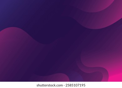 Abstract background with colorful wavy geometry