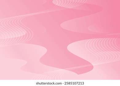 Abstract background with colorful wavy geometry