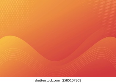 Abstract background with colorful wavy geometry