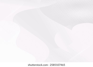 Abstract background with colorful wavy geometry