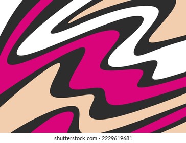 Abstract background with colorful wavy line pattern