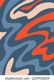 Abstract background with colorful wavy line pattern