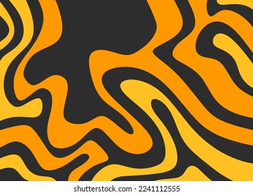 Abstract background with colorful wavy line pattern