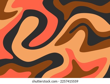 Abstract background with colorful wavy line pattern