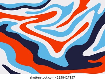 Abstract background with colorful wavy line pattern